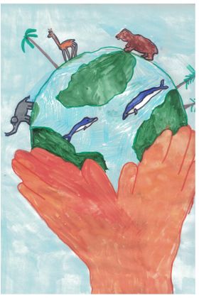 Работы участников творческого конкурса «Земля – наш Дом: экология в рисунках детей» Горного улуса